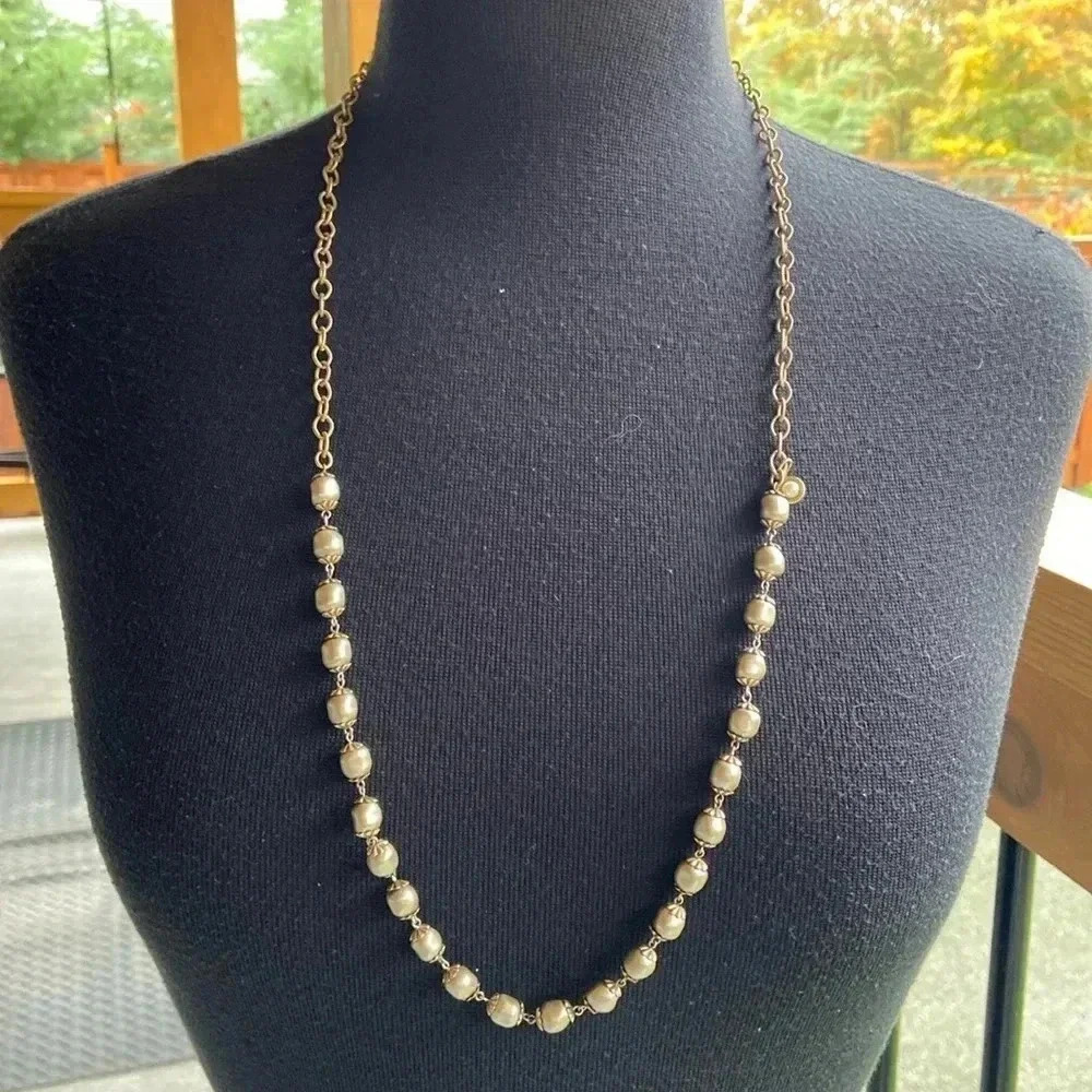 Faux Pearl  Necklace